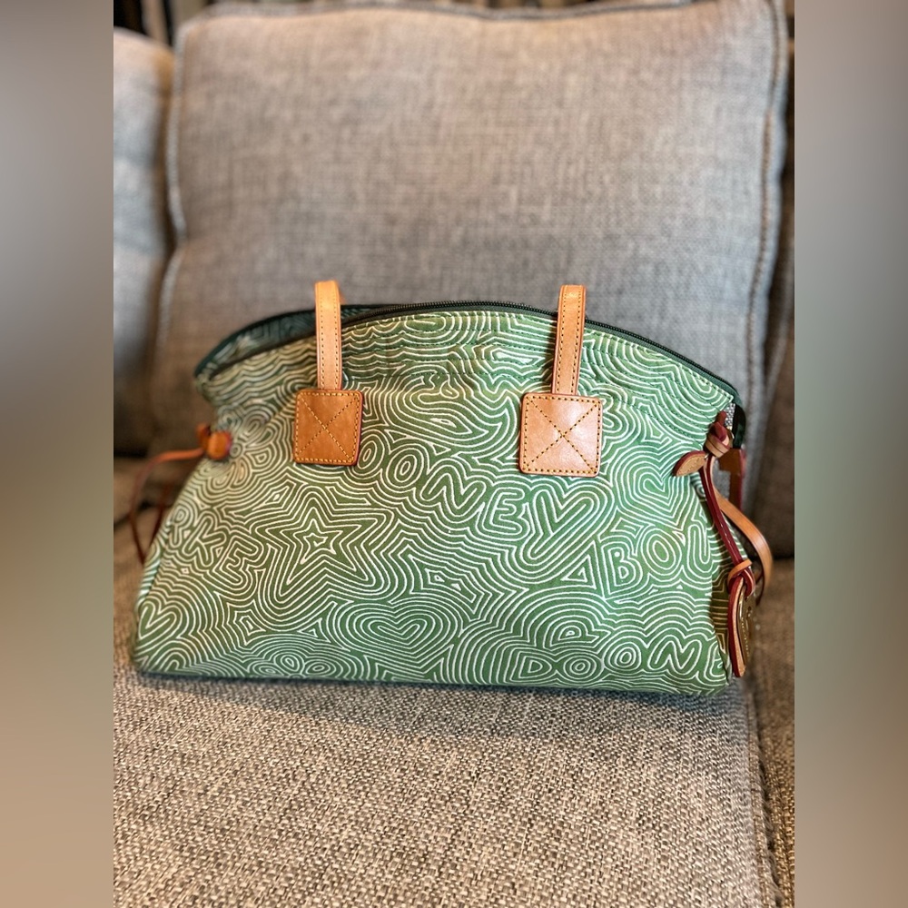 Authentic Dooney & Bourke Sport Pop Domed Canvas Tote